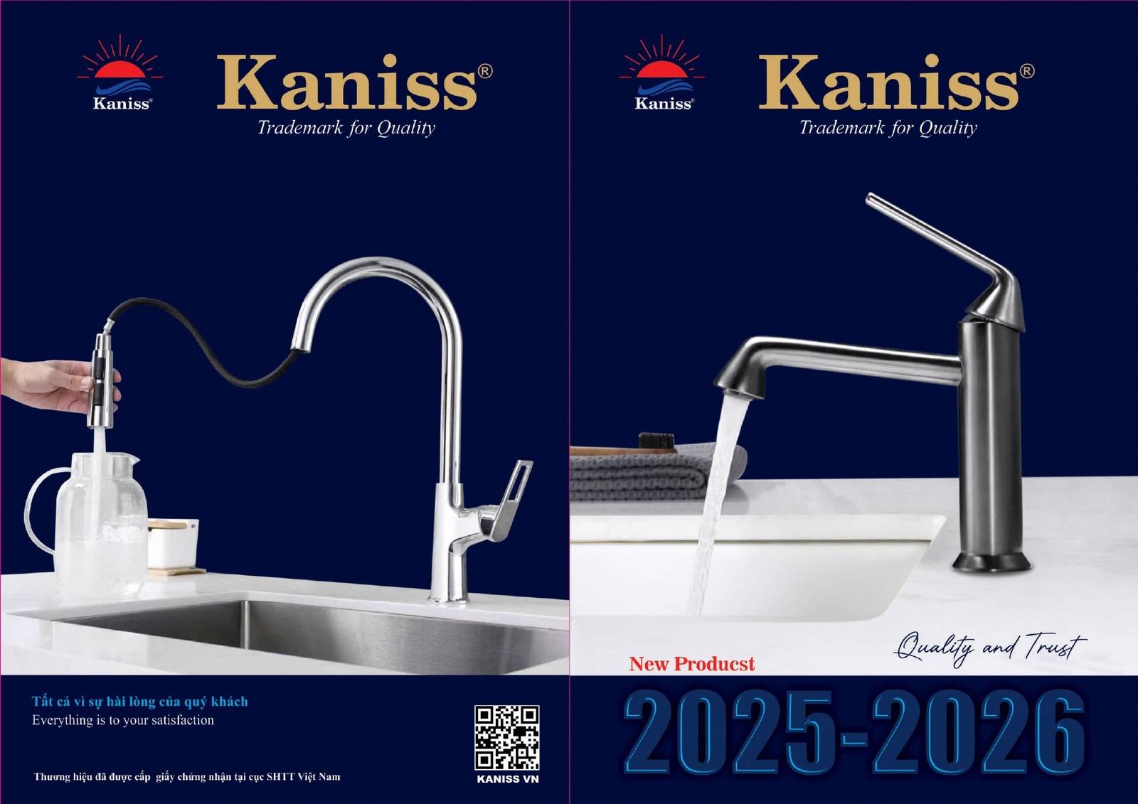 Catalogue và Bảng giá Thiết bị vệ sinh KANISS mới nhất /Page 1